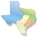 map of texas